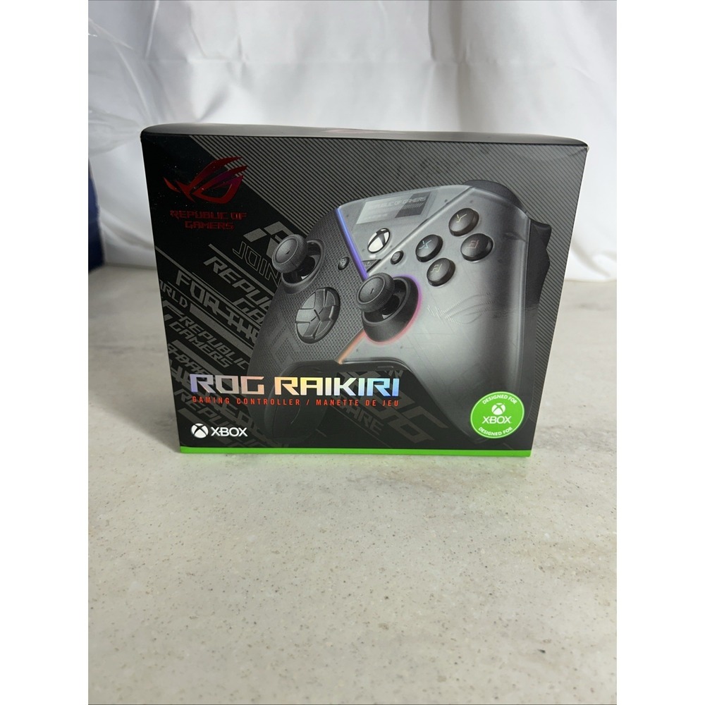 ASUS ROG Raikiri Xbox Wired Controller Remappable Buttons GU200X Black